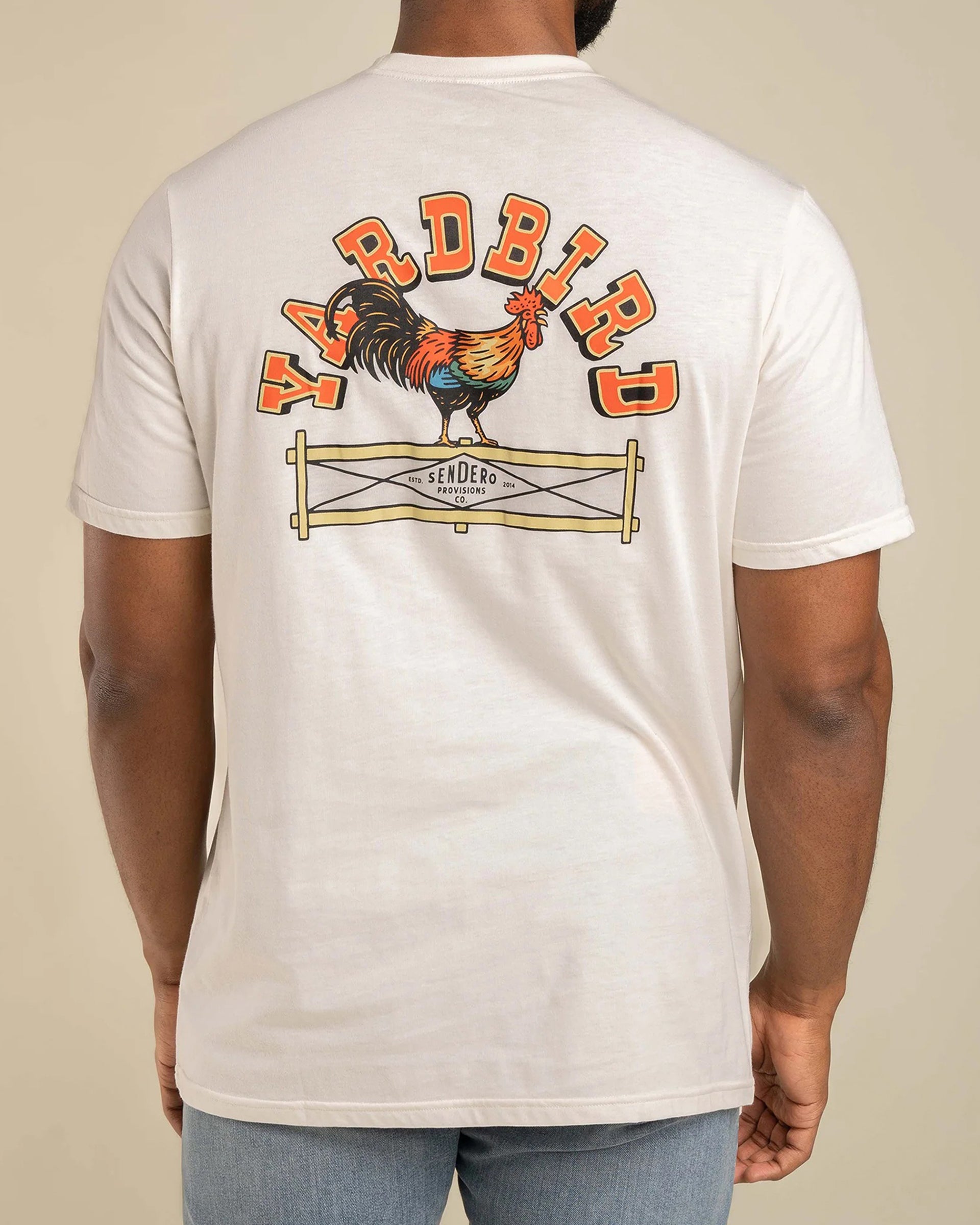 Sendero Provisions Co. Yardbird Short Sleeve T-Shirt - Vintage White
