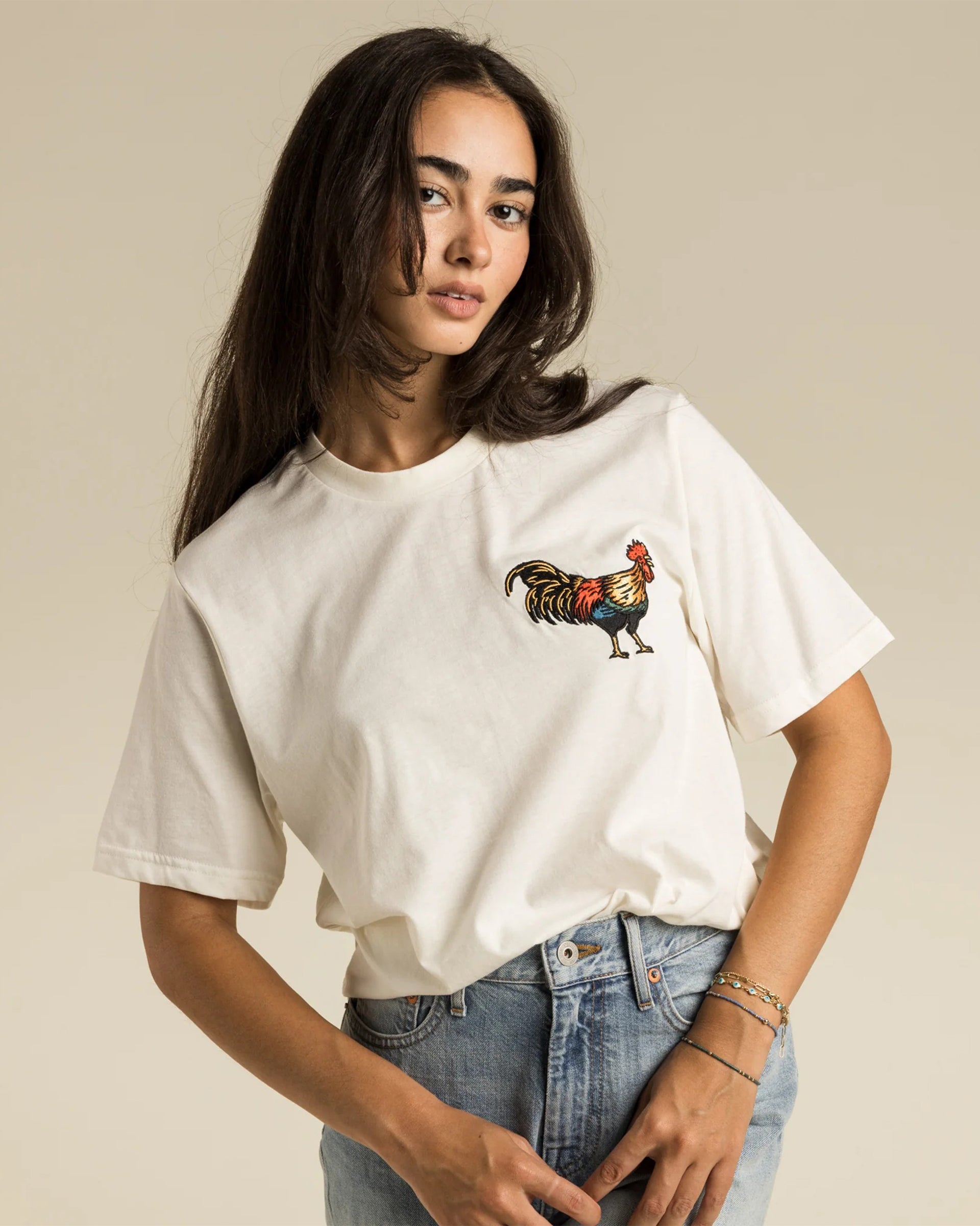 Sendero Provisions Co. Yardbird Short Sleeve T-Shirt - Vintage White
