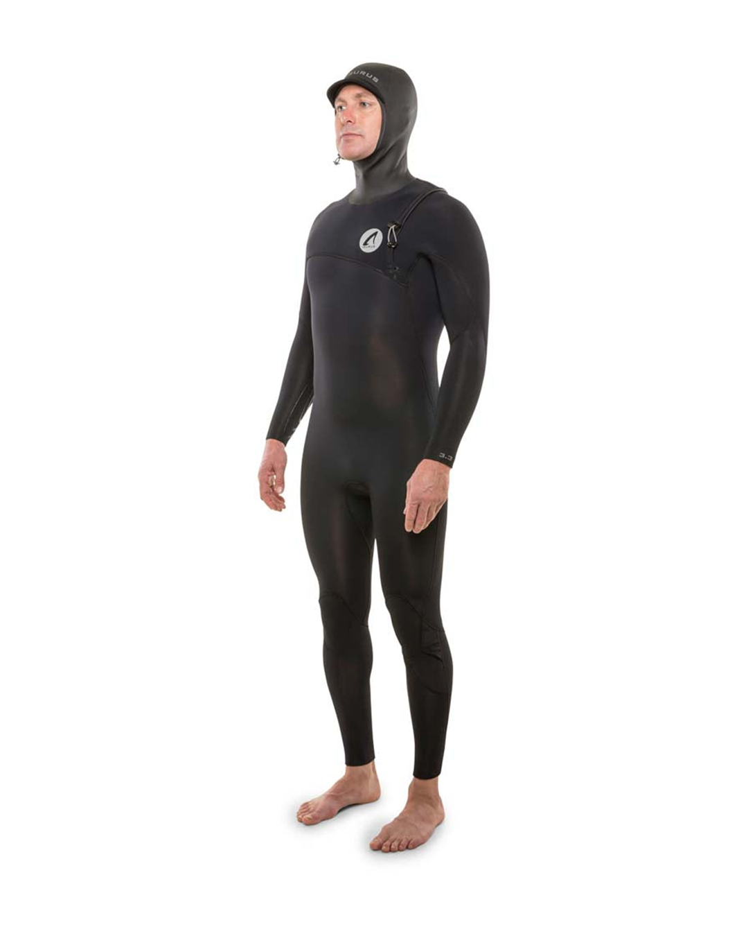 Isurus Men's Shield 3.3 Hooded Zipfree Wetsuit