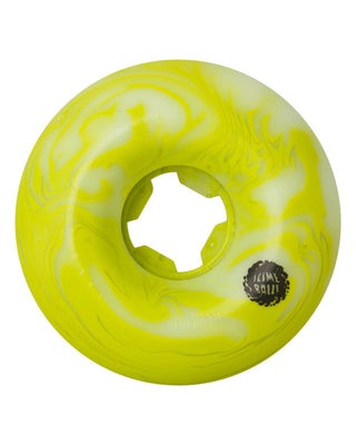 Snake Vomits 95a 60mm Wheels - Green White Swirl