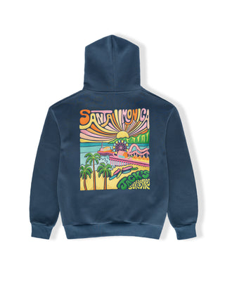 Jack's Surfboards Women's SM Pier Zip-Up Hoodie - Teal