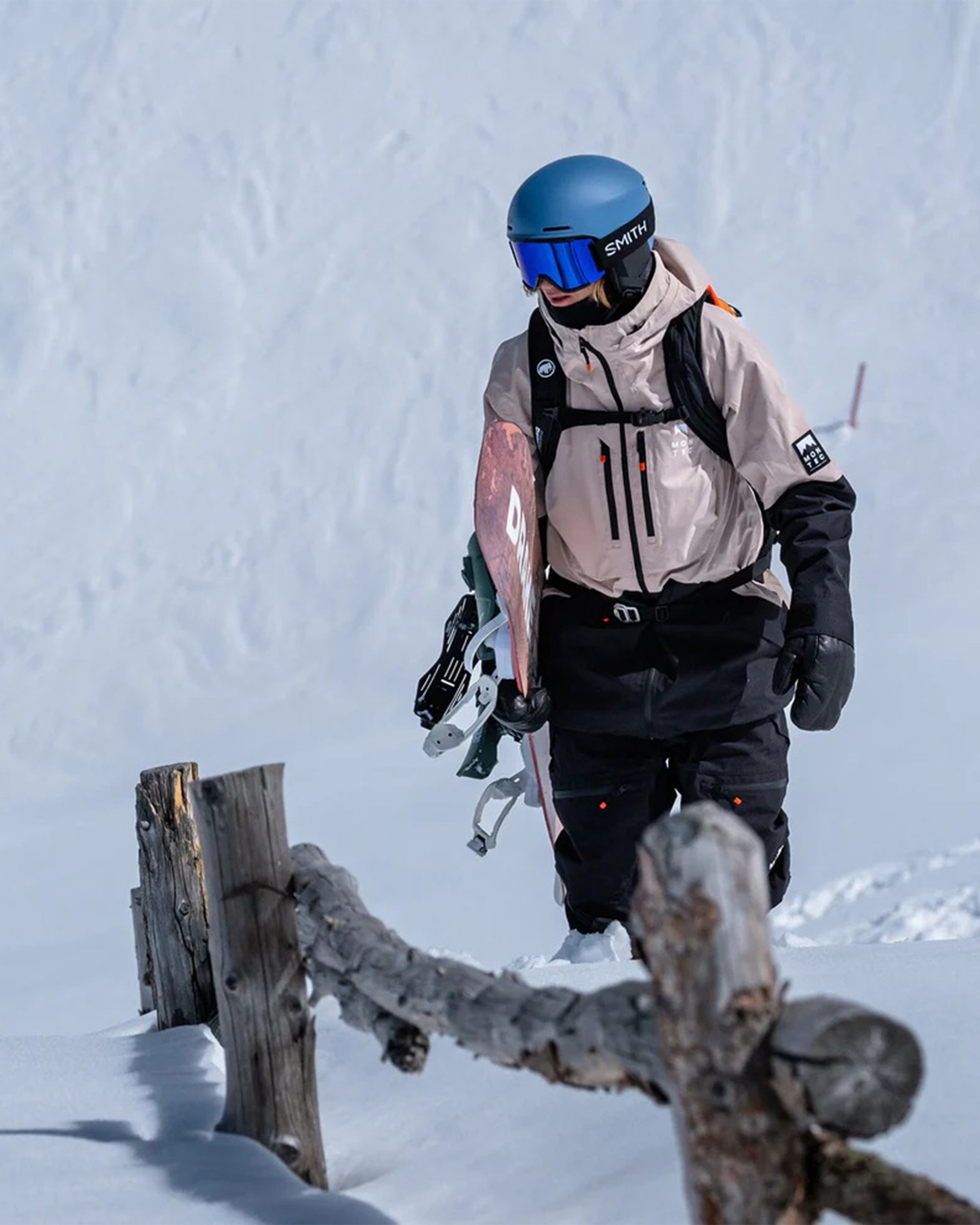 Smith Optics Method Pro MIPS Snow Helmet - Matte Granite Blue