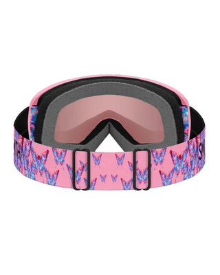 Smith Optics Snowday Goggles - Bright Pink LoFi Butterfly/Ignitor Mirror