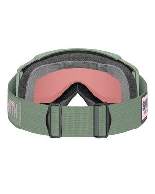 Smith Optics Squad S Goggles - Olive Warm Steel/ChromaPop Everyday Rose Gold Mirror