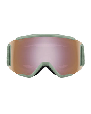Smith Optics Squad S Goggles - Olive Warm Steel/ChromaPop Everyday Rose Gold Mirror