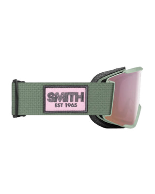 Smith Optics Squad S Goggles - Olive Warm Steel/ChromaPop Everyday Rose Gold Mirror