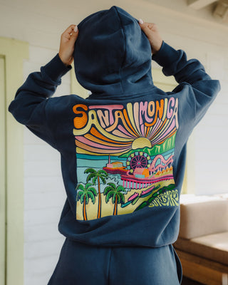 Jack's Surfboards Women's SM Pier Zip-Up Hoodie - Teal