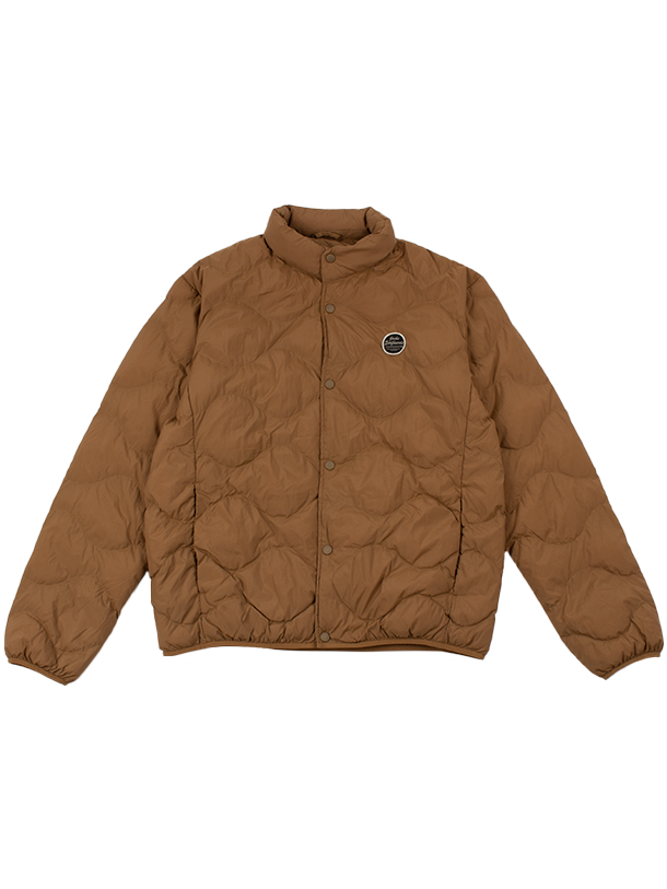 Jack's Surfboards Men's Spinnaker Crewneck Puffer Jacket - Brown