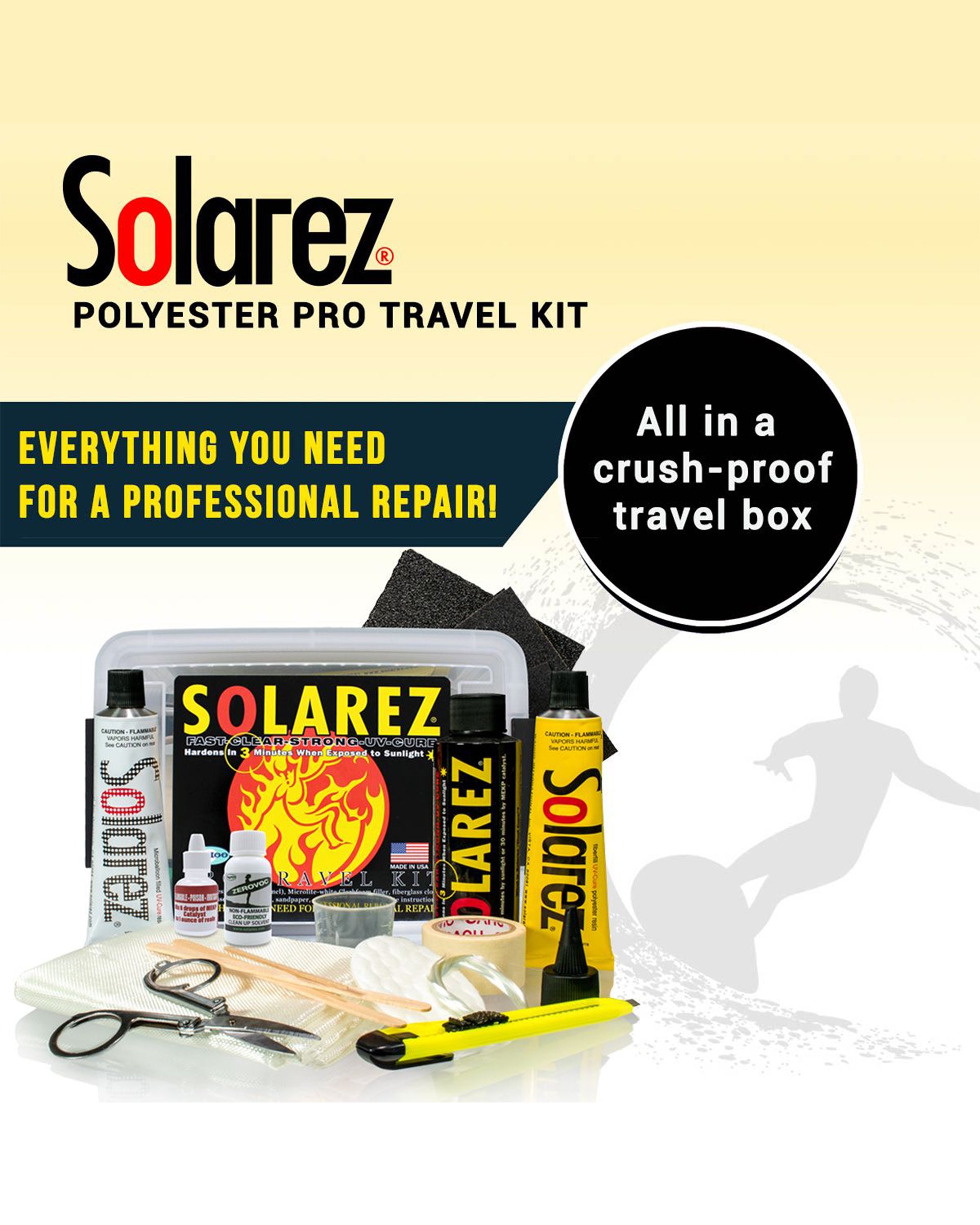 Solarez Polyester Pro Travel Kit
