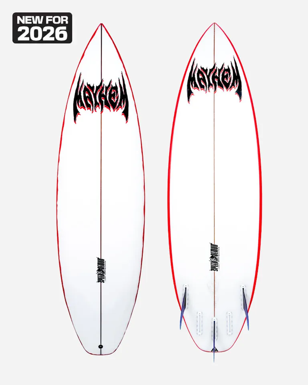 Lost Speed Demon Surfboard (Clear/White)
