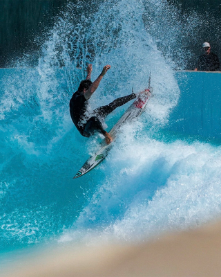 Lost Speed Demon Surfboard (Clear/White)