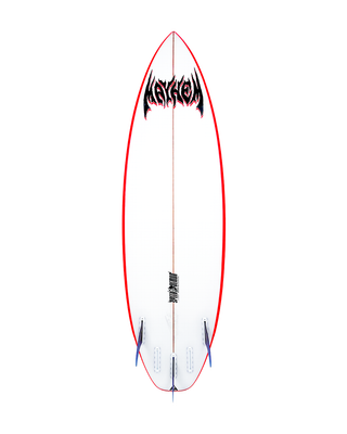 Lost Speed Demon Surfboard (Clear/White)