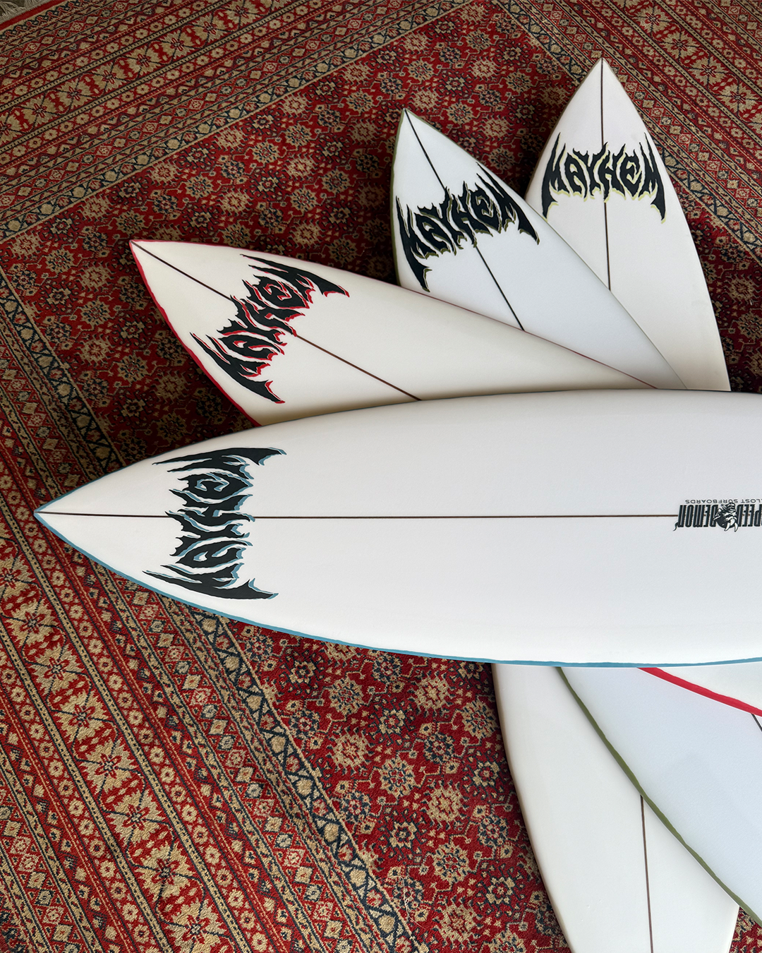 Lost Speed Demon Surfboard (Clear/White)