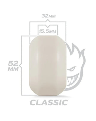 Spitfire Wheels F4 99a Classic 52mm Wheels