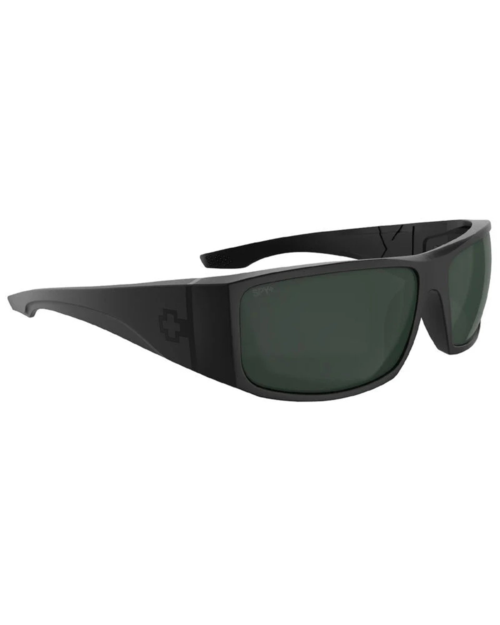 Spy Optics Cooper XL Sunglasses - Matte Black/Happy Grey Green Polar
