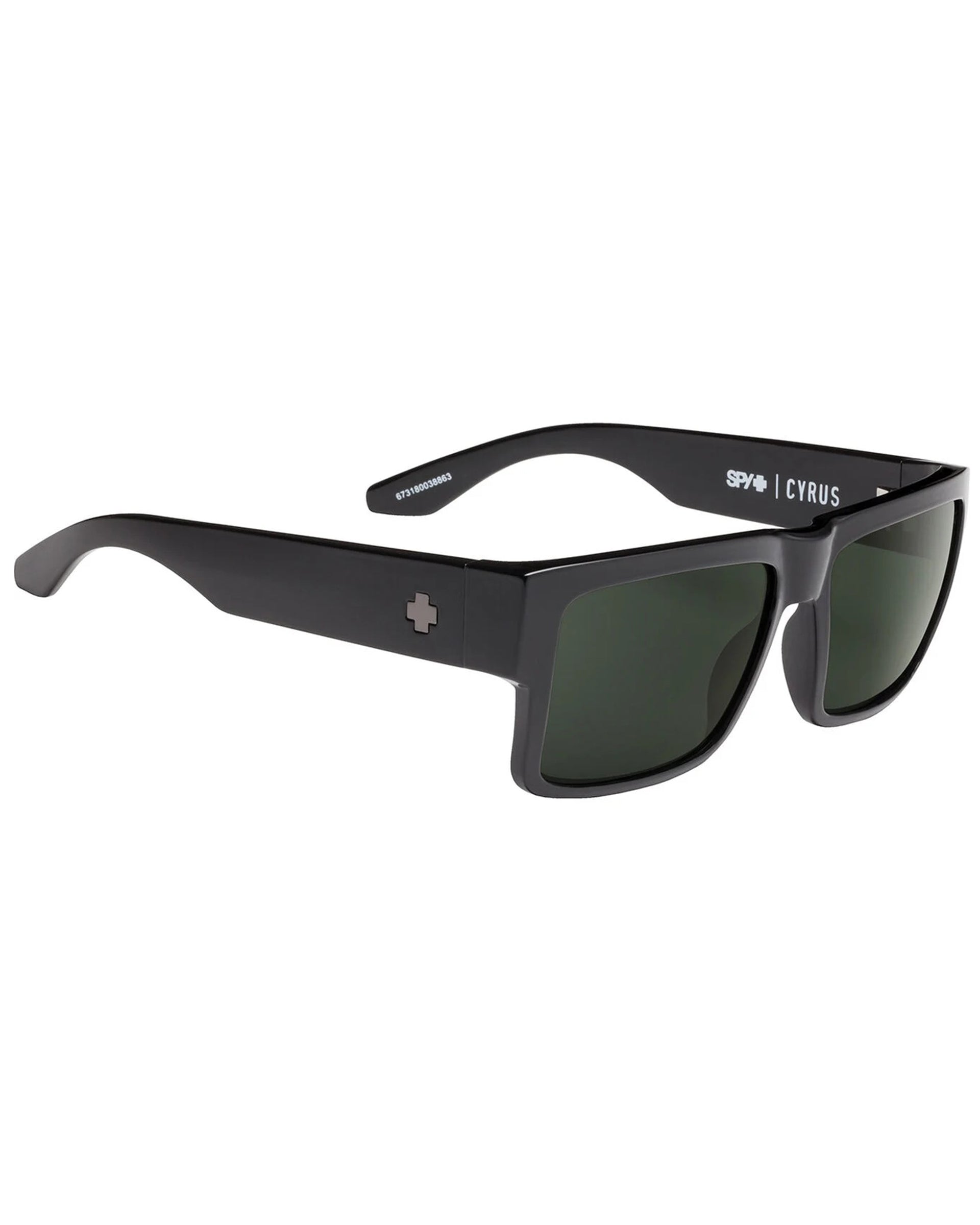 Spy Optics Cyrus Sunglasses - Black/Happy Grey Green
