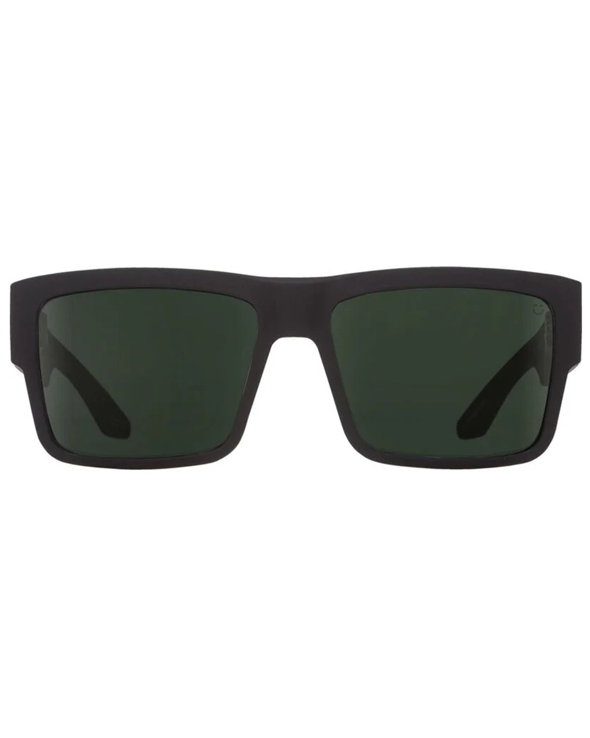 Cyrus Sunglasses - Black Soft Matte/HD Plus Grey Green Polar