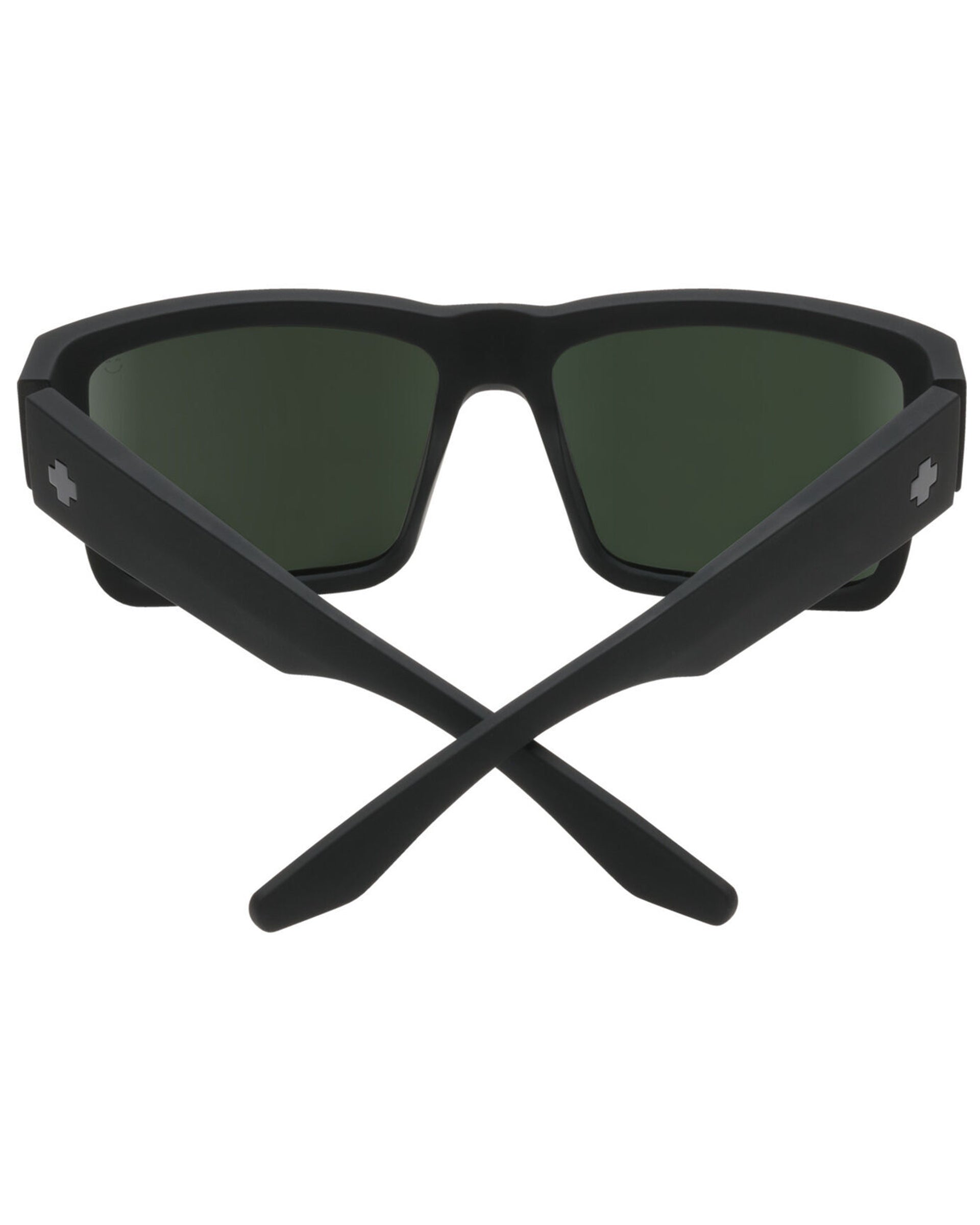 Spy Optics Cyrus Sunglasses - Black Soft Matte/HD Plus Grey Green Polar