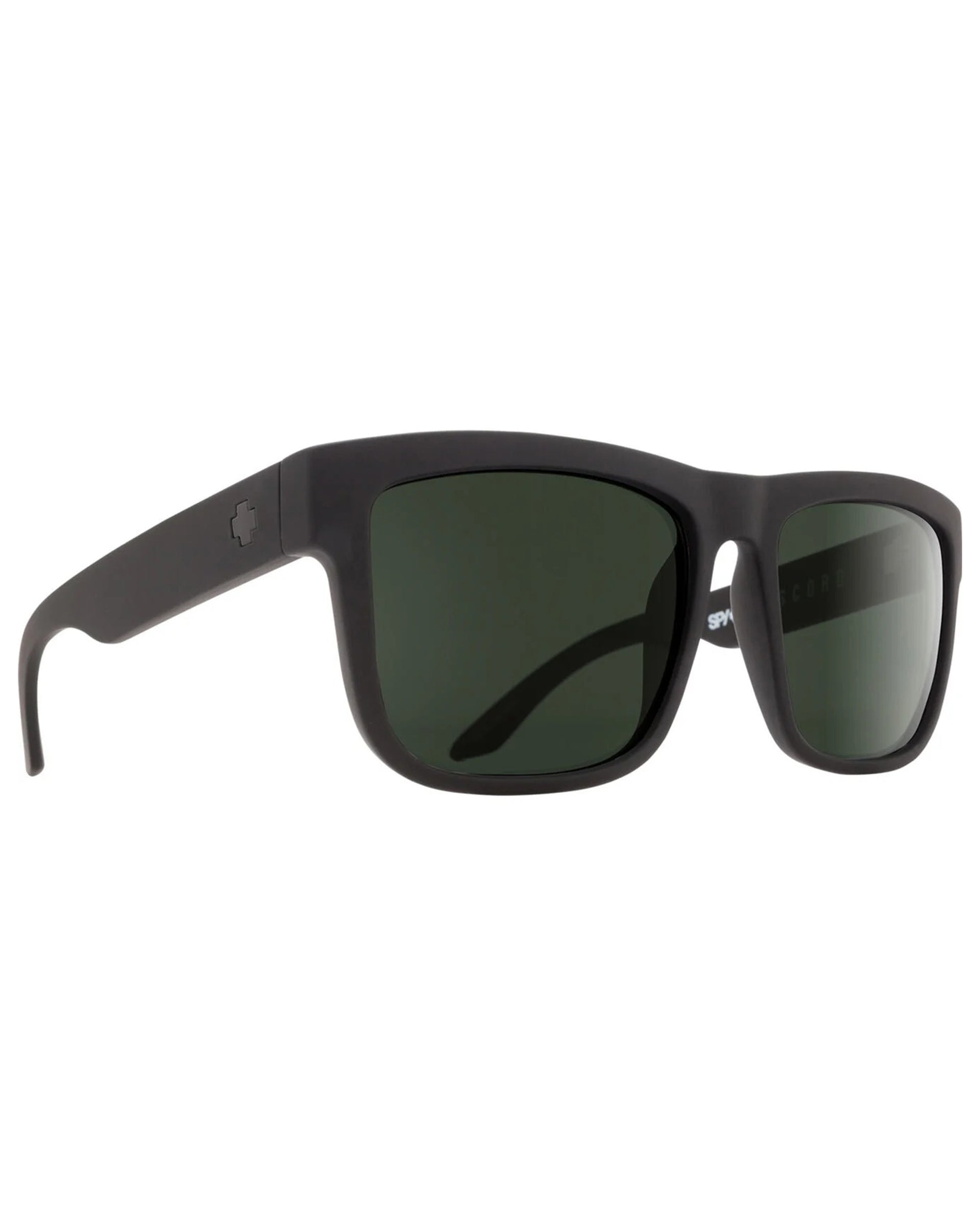 Spy Optics Discord Sunglasses - Soft Matte Black/Happy Grey Green Polar
