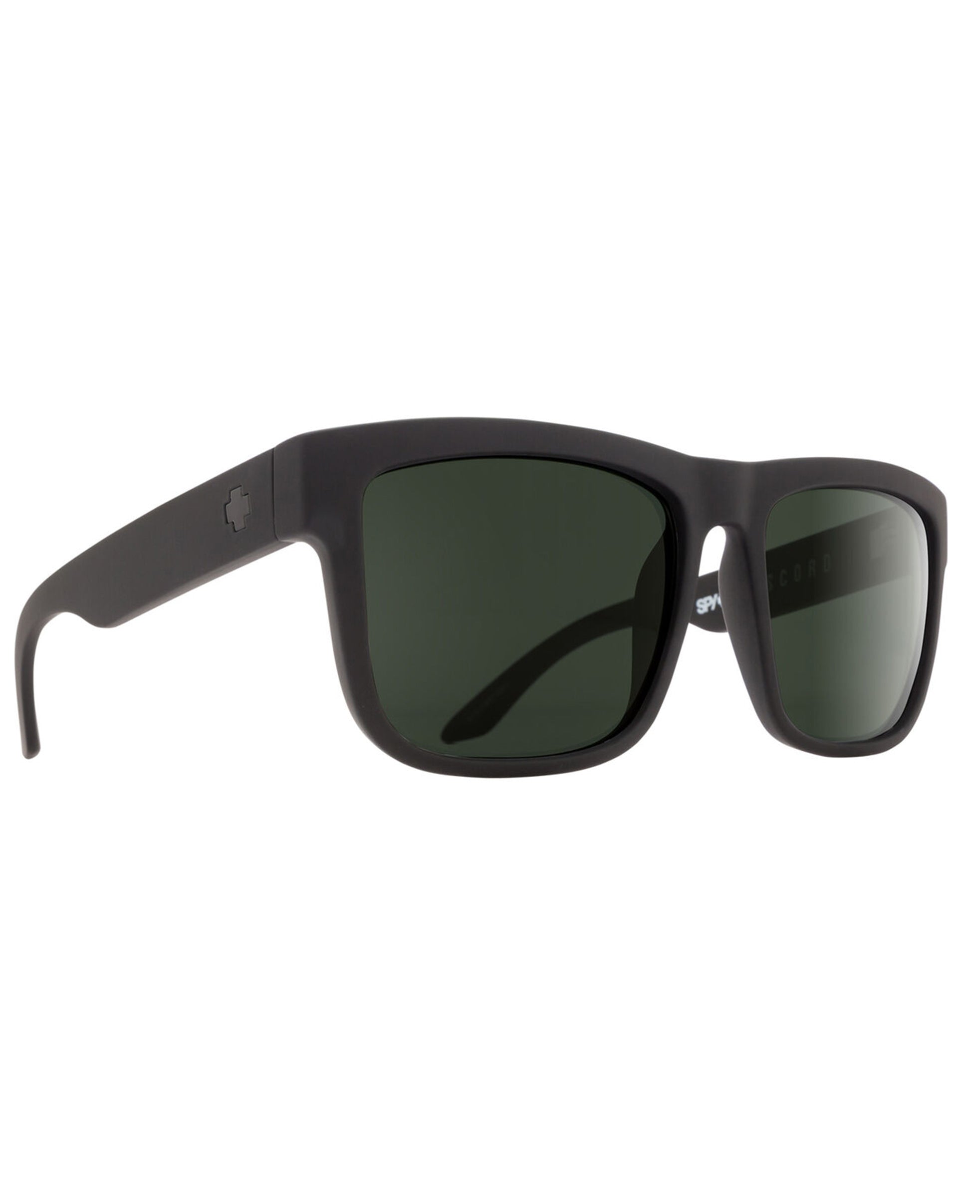 Spy Optics Discord Sunglasses - Soft Matte Black/Happy Grey Green