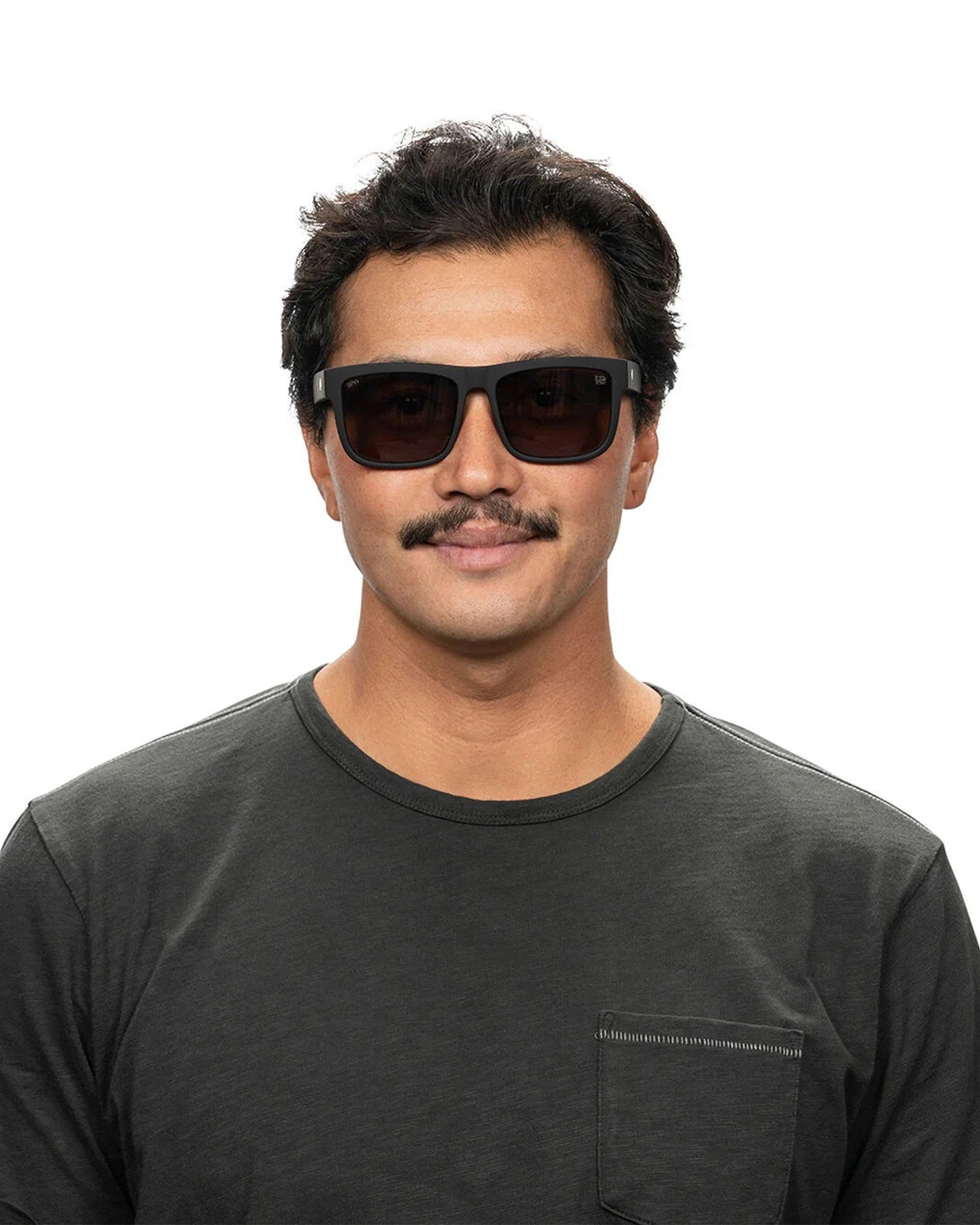 Spy Optics Discord Sunglasses - Soft Matte Black/Happy Grey Green