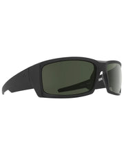 Spy Optics General Sunglasses - Soft Matte Black/Happy Grey Green Polar