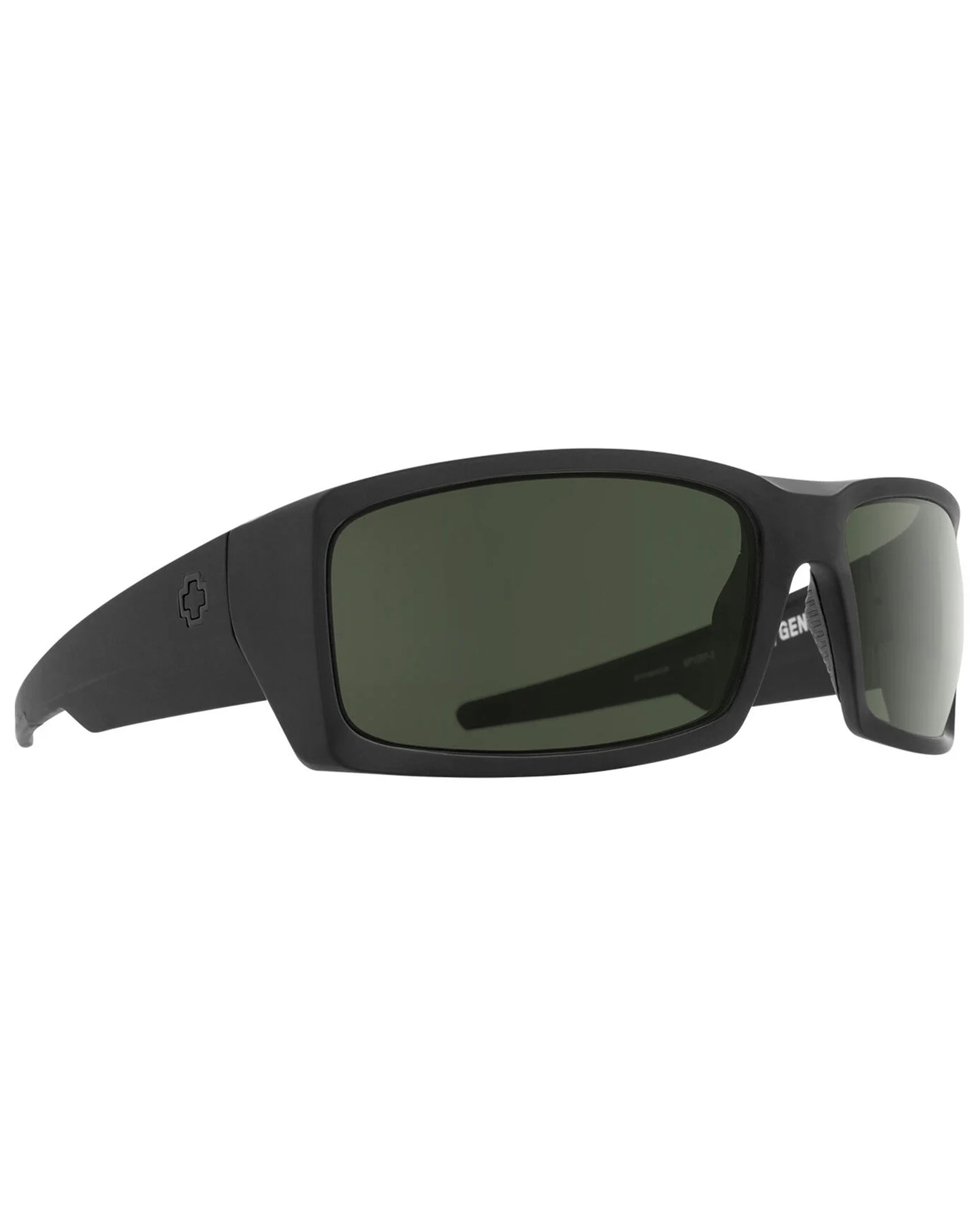 Spy Optics General Sunglasses - Soft Matte Black/Happy Grey Green Polar