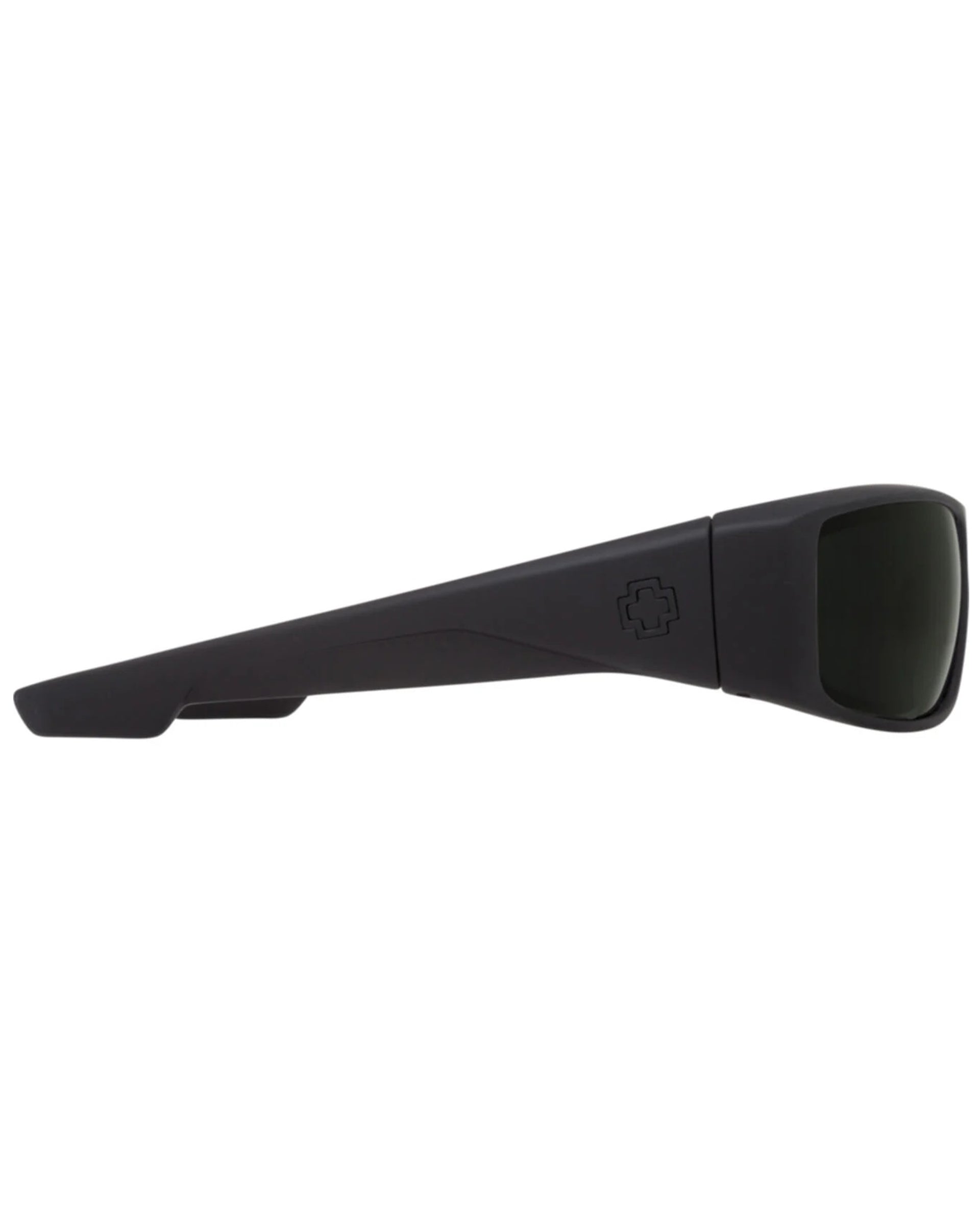 Spy Optics Logan Sunglasses - Black Soft Matte/Happy Grey Green Polar