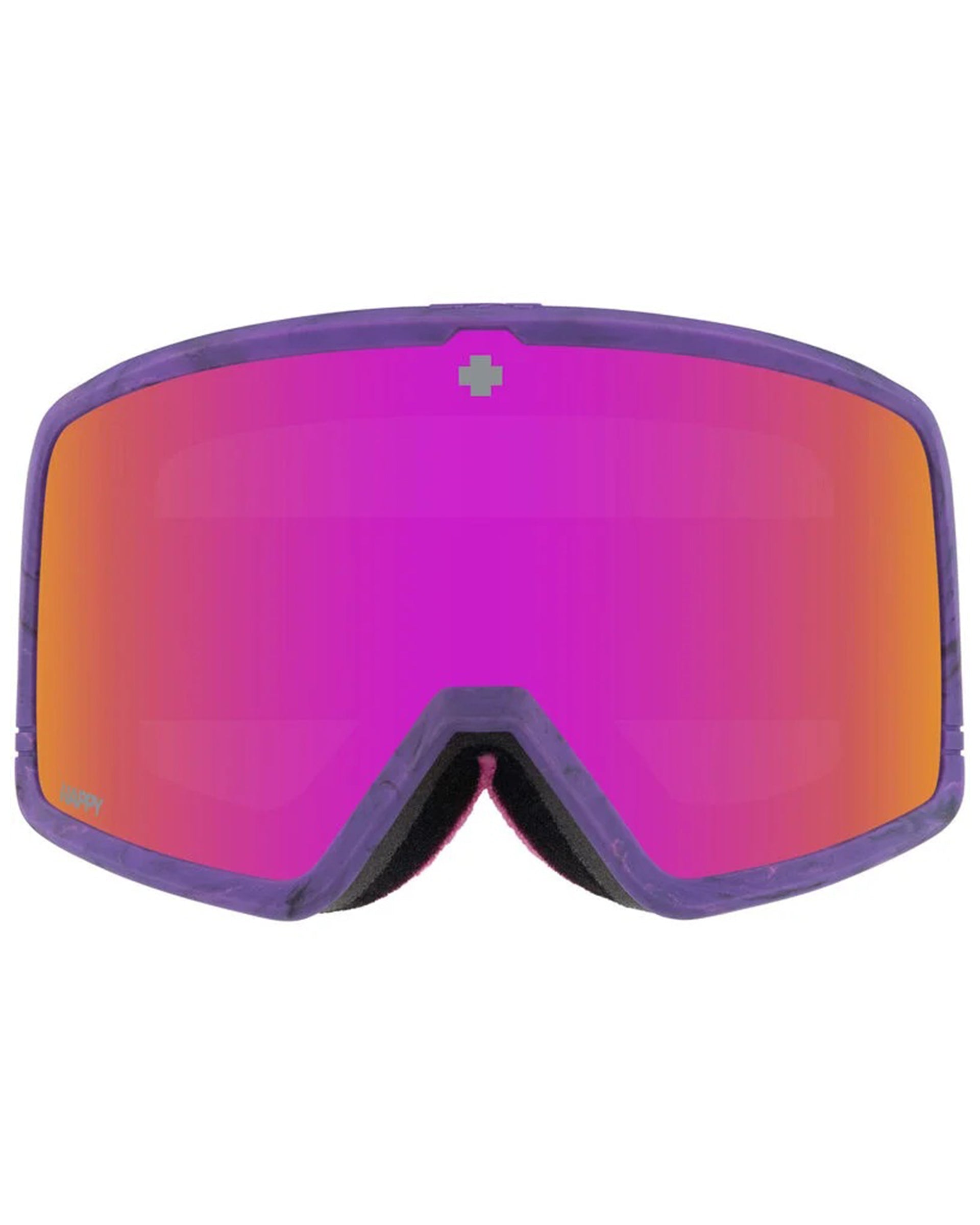 Spy Optics Megalith Snow Goggles - Trippy Threads/Happy ML Rose with Pink Mirror & Happy LL Yellow