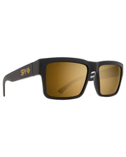 Spy Optics Montana Sunglasses - Black Soft Matte/HD Plus Bronze with Gold Spectra