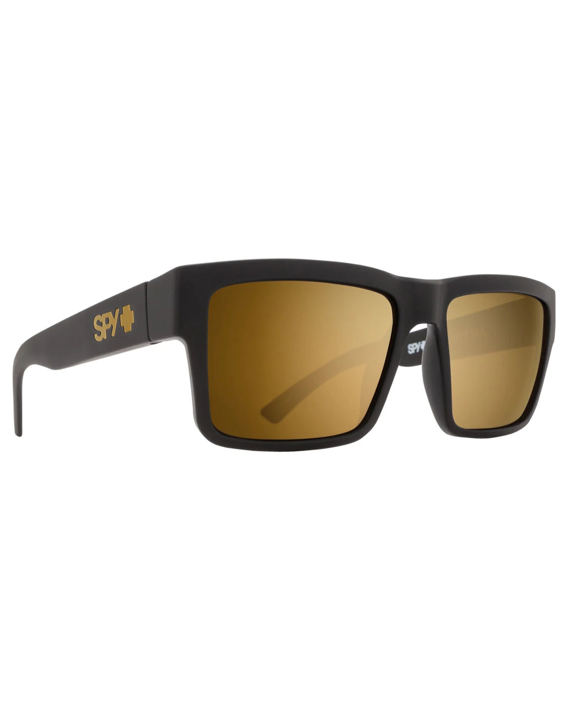 Spy Optics Montana Sunglasses - Black Soft Matte/HD Plus Bronze with Gold Spectra