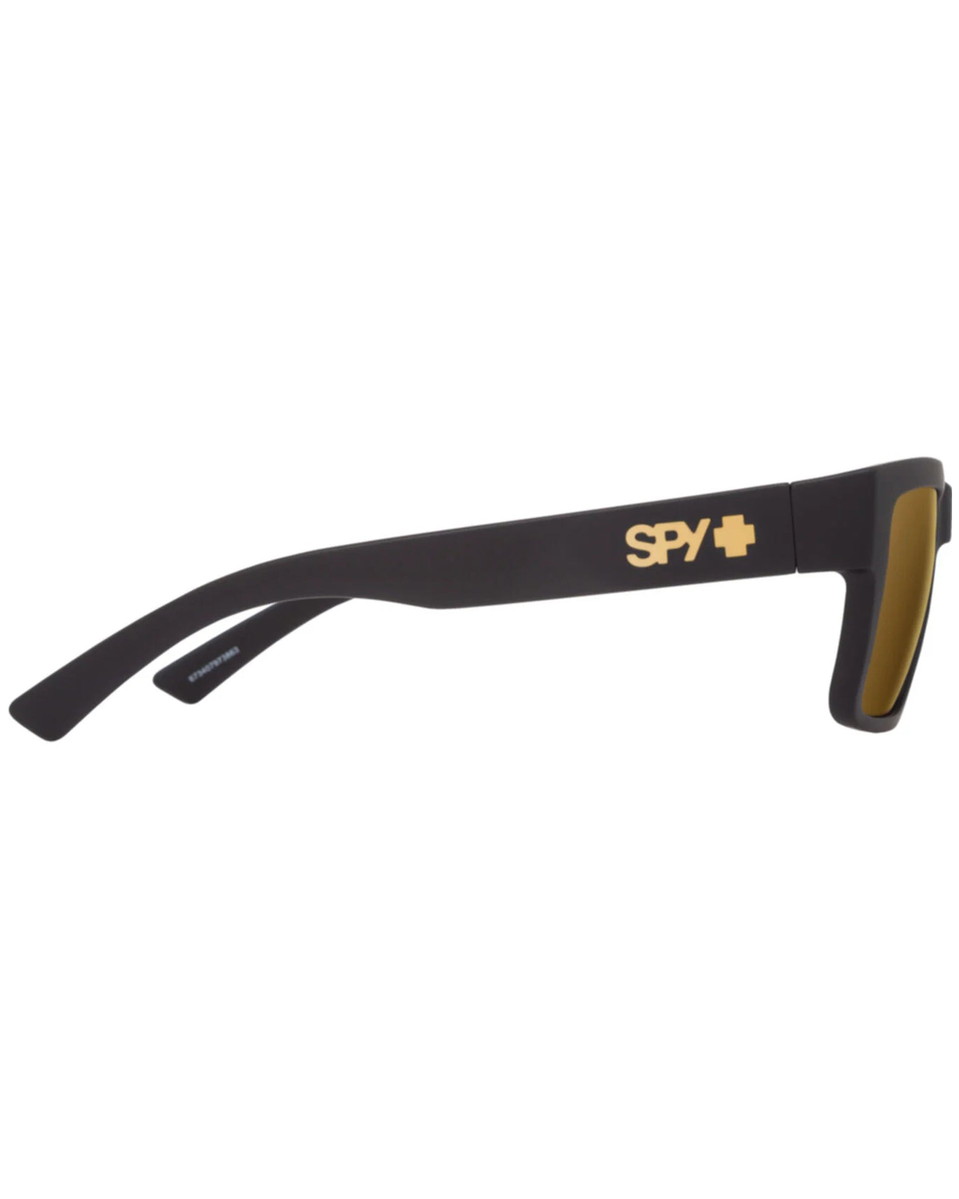 Spy Optics Montana Sunglasses - Black Soft Matte/HD Plus Bronze with Gold Spectra