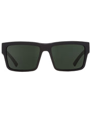 Spy Optics Montana Sunglasses - Black Soft Matte/Happy Grey Green