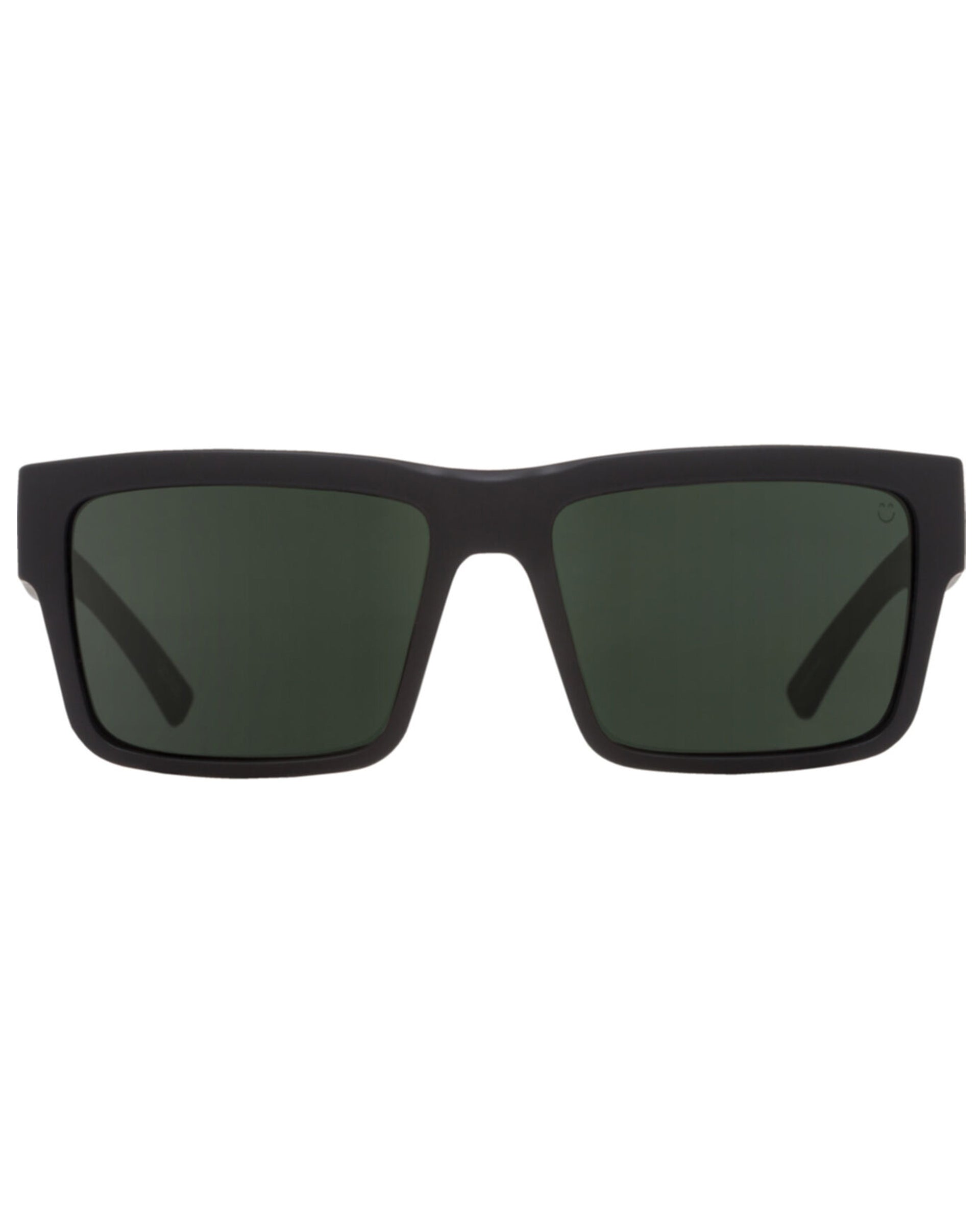 Spy Optics Montana Sunglasses - Black Soft Matte/Happy Grey Green