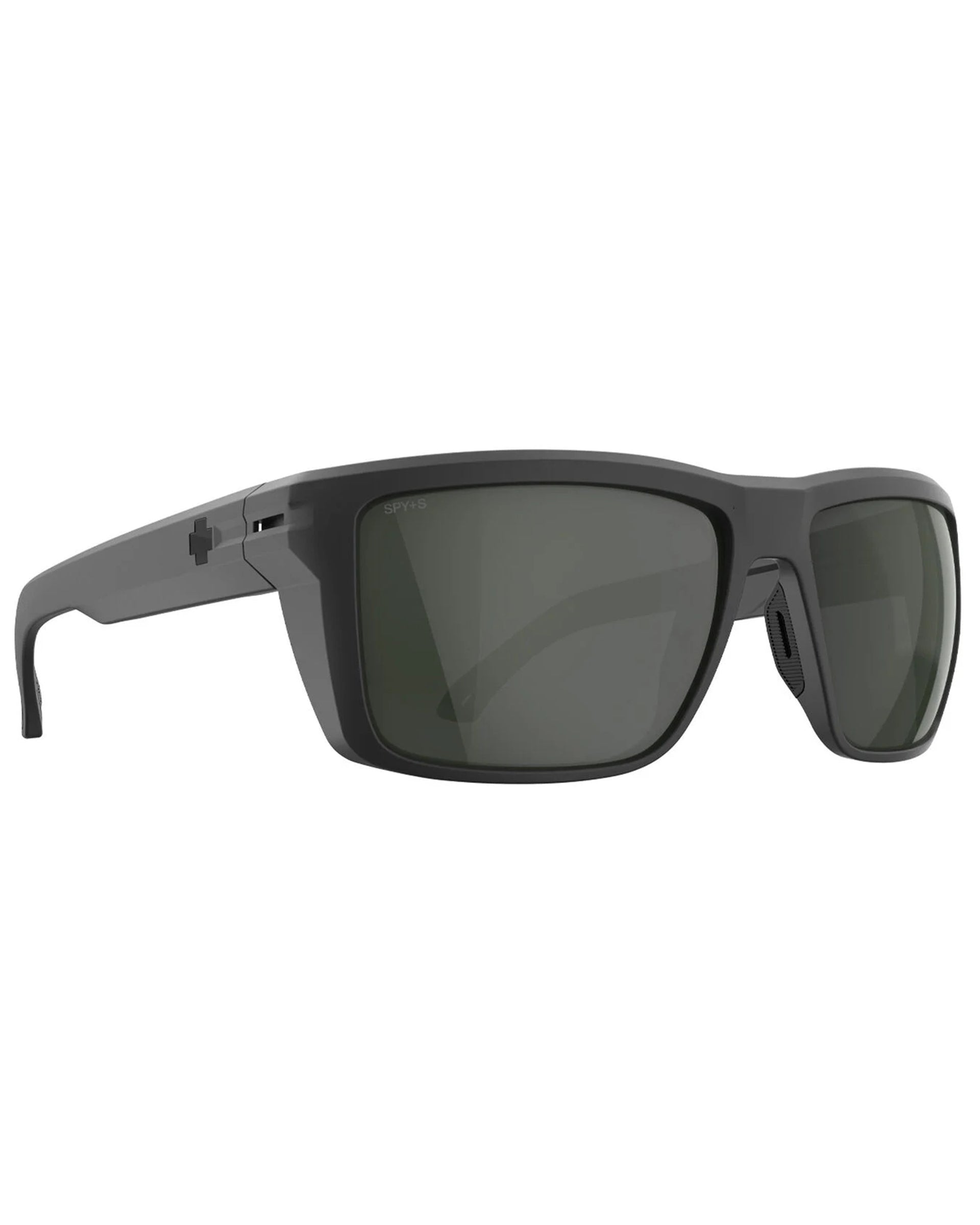 Spy Optics Overhaul XL Sunglasses - Matte Black/Happy Grey Green
