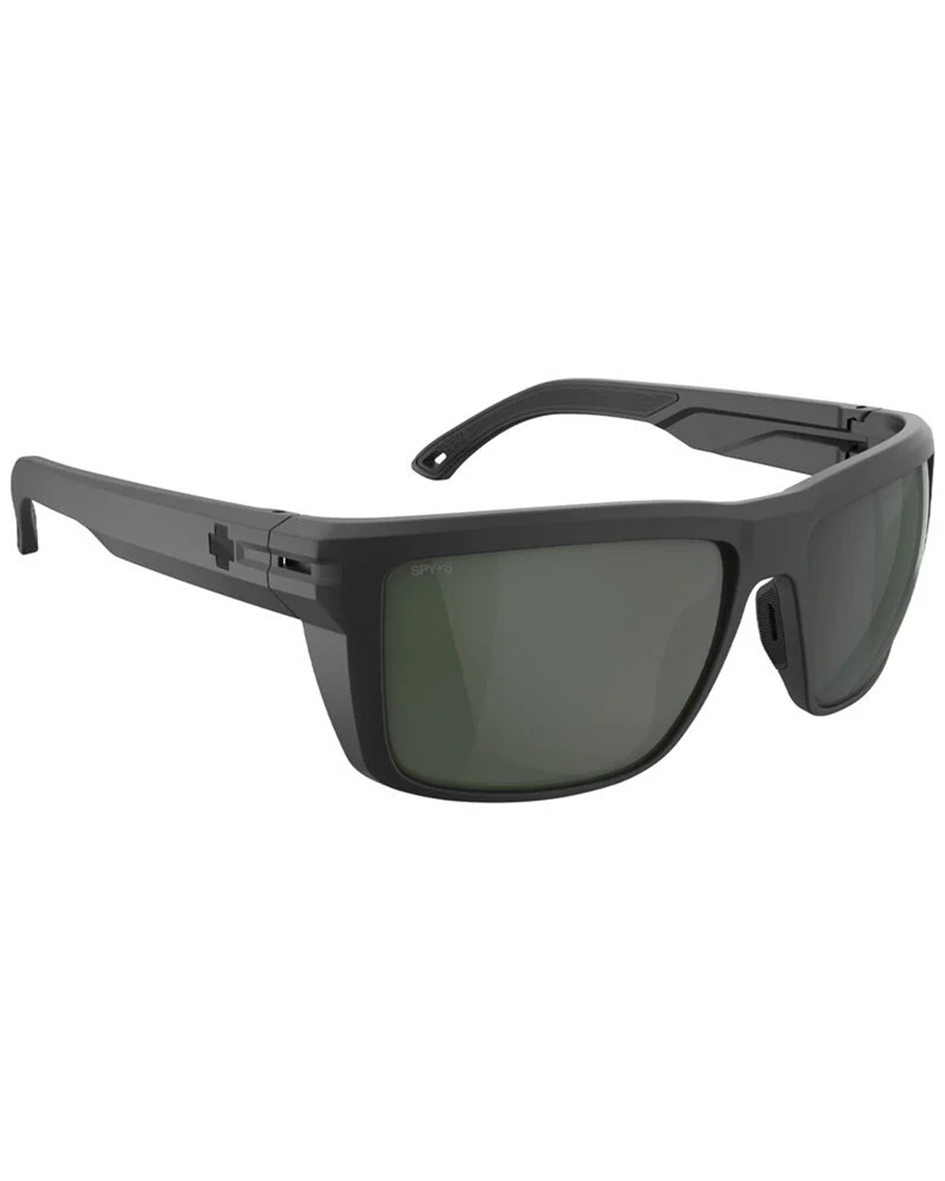 Spy Optics Overhaul XL Sunglasses - Matte Black/Happy Grey Green