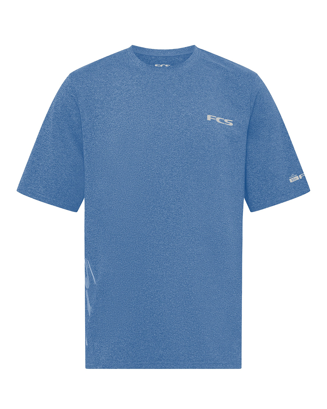 Men's Short Sleeve UV Surf Tee- Tranquil Blue