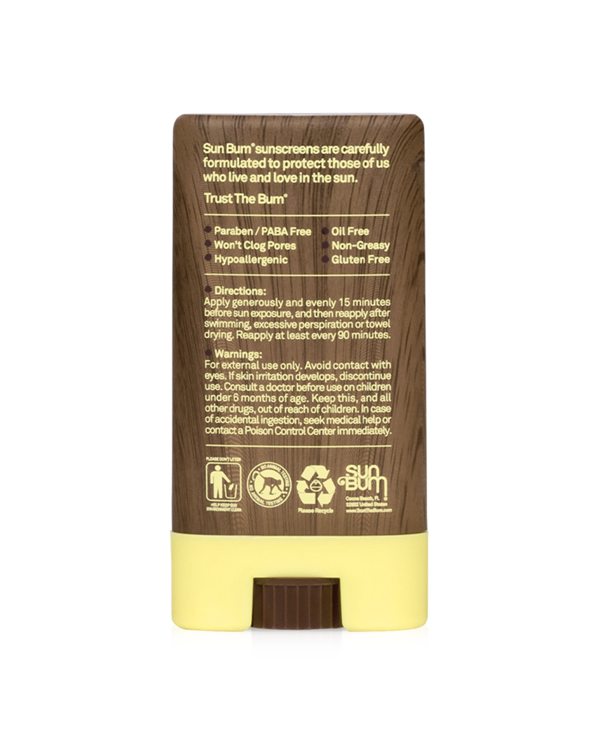 Sun Bum Original SPF 30 Sunscreen Face Stick