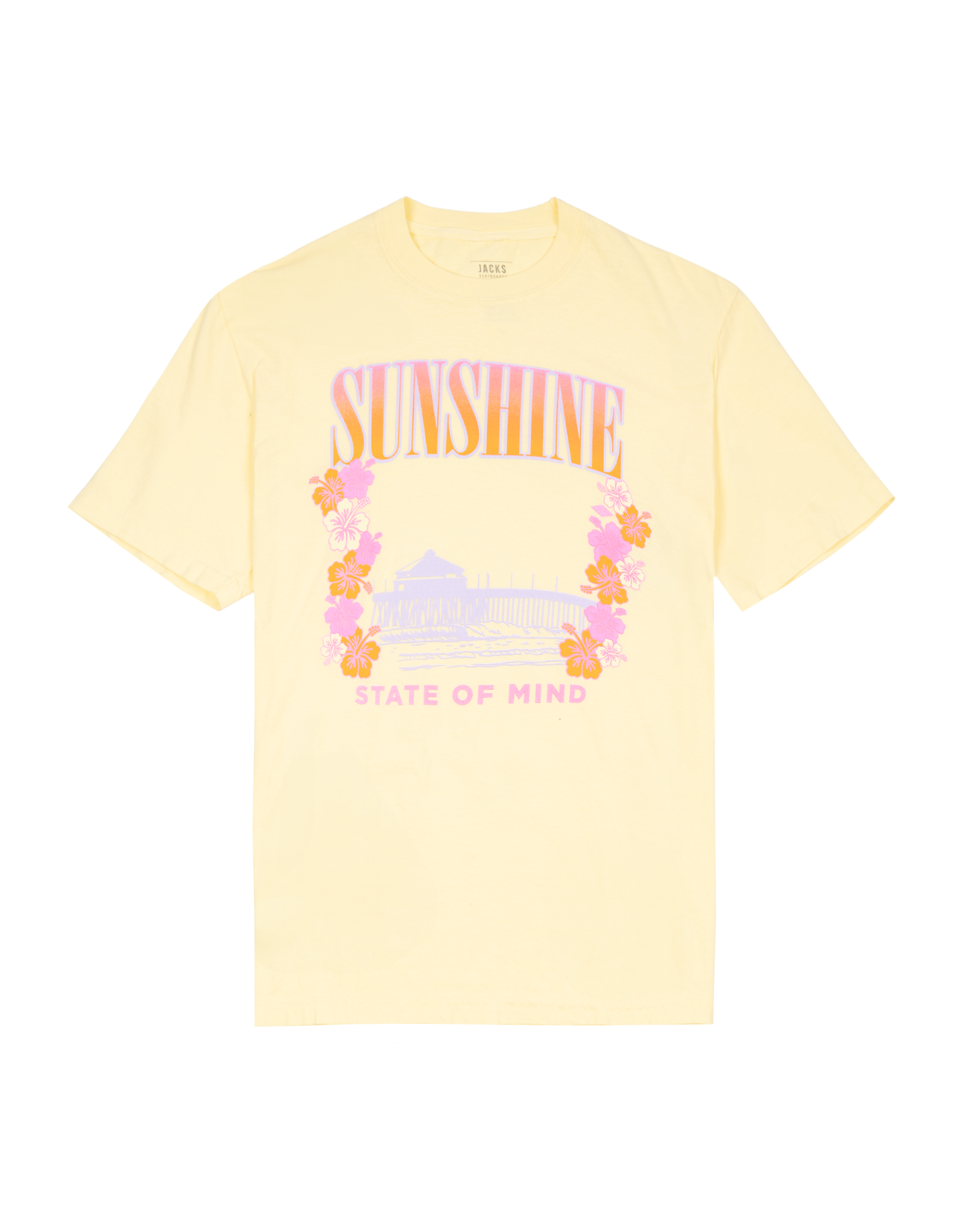 Women's Sunshine Mind S/S Tee - Banana 