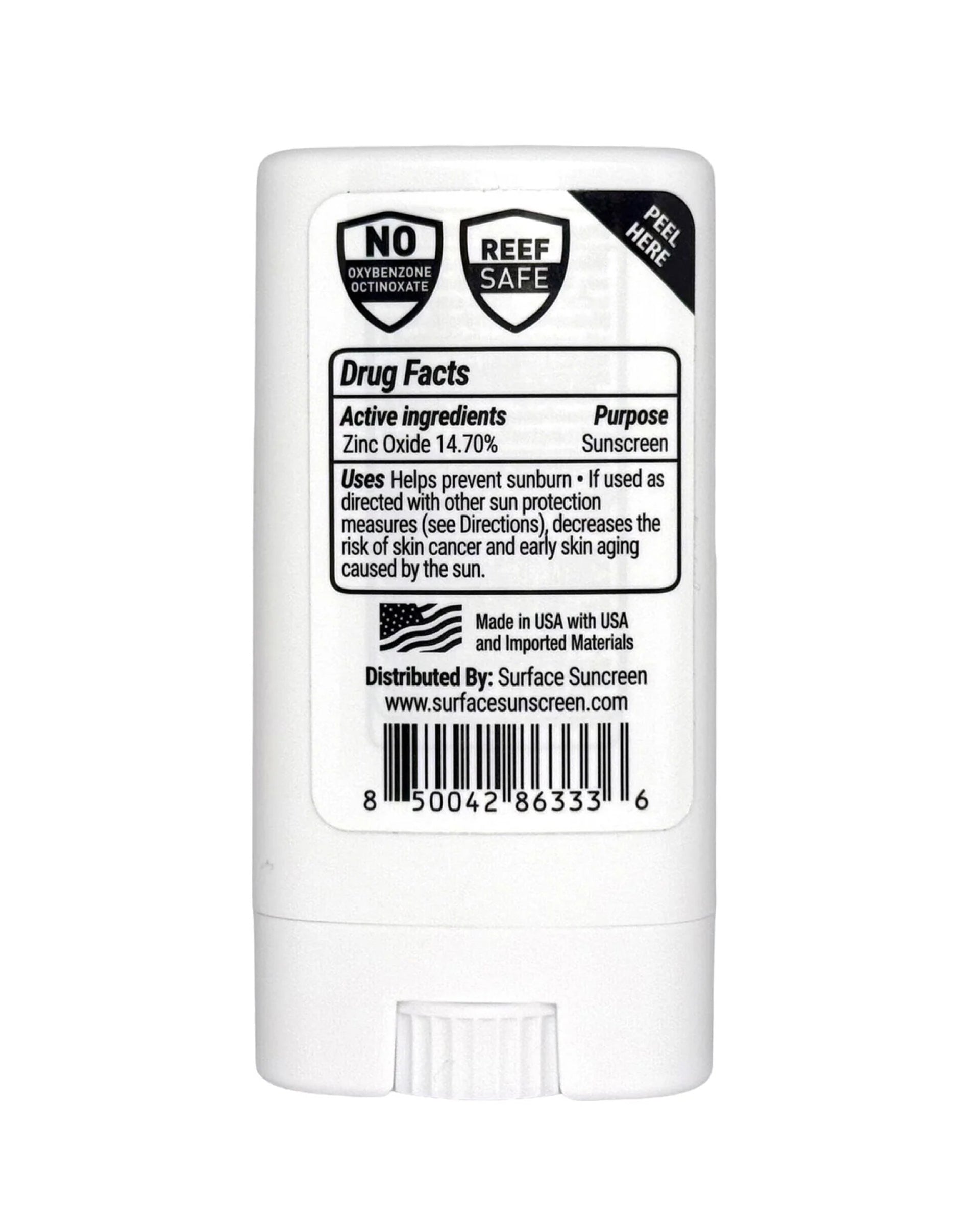 Surface Dry Touch SPF 50 Mineral Face Stick 0.5 oz - Unscented