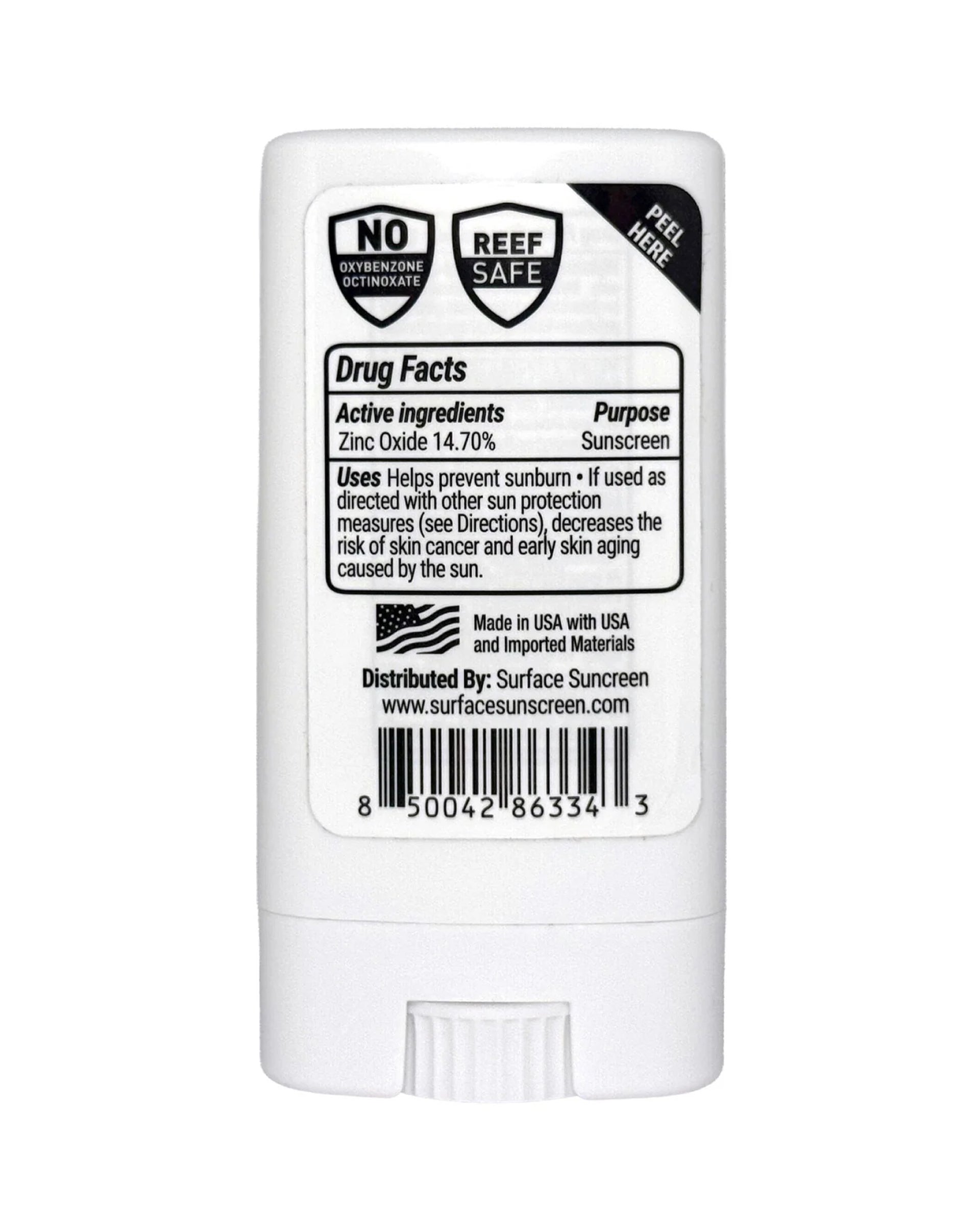 Surface SPF 50 Mineral Face Stick 0.5 oz - Tropix Scented