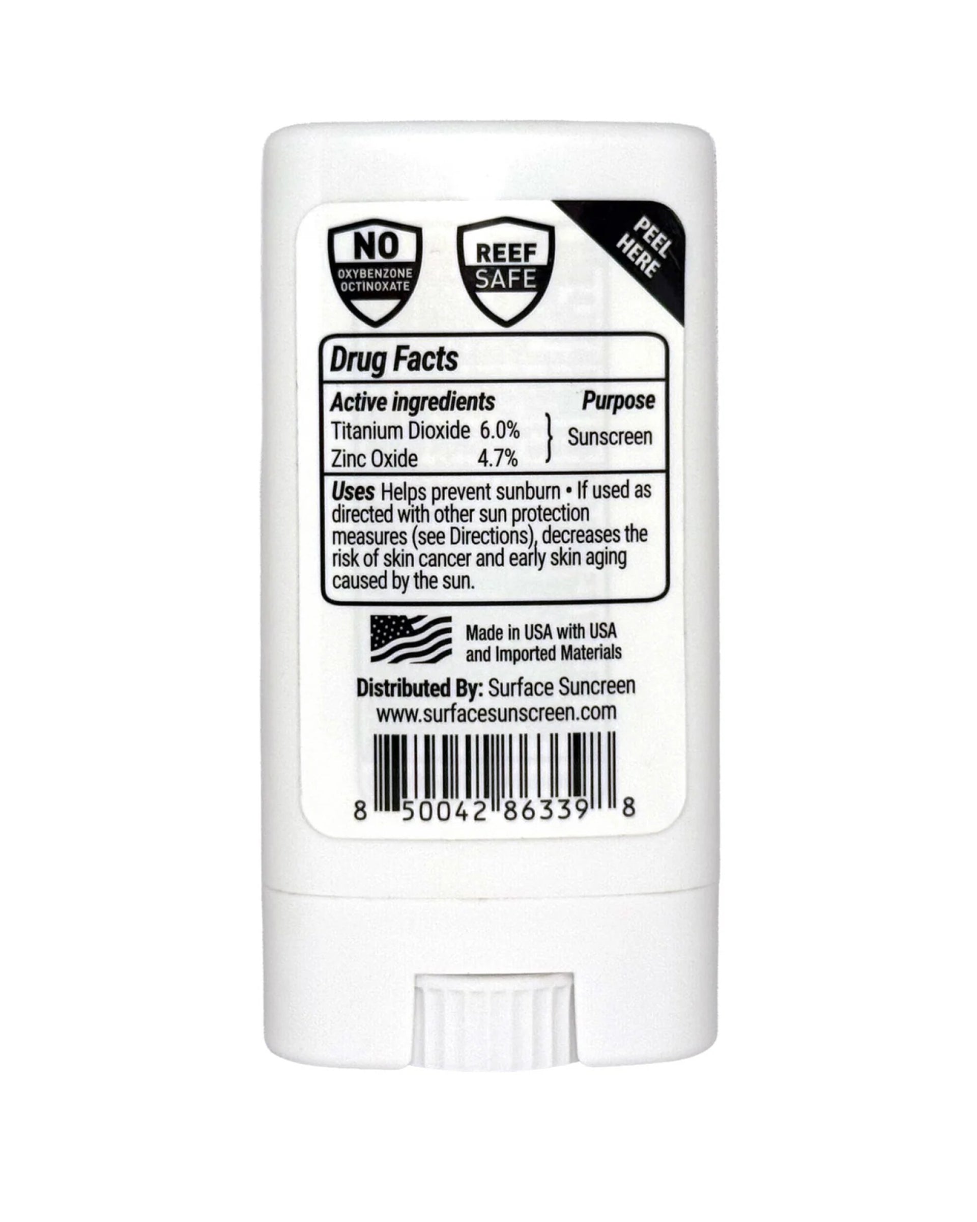 Surface SPF 60 Mineral Face Stick 0.5 oz - Tinted