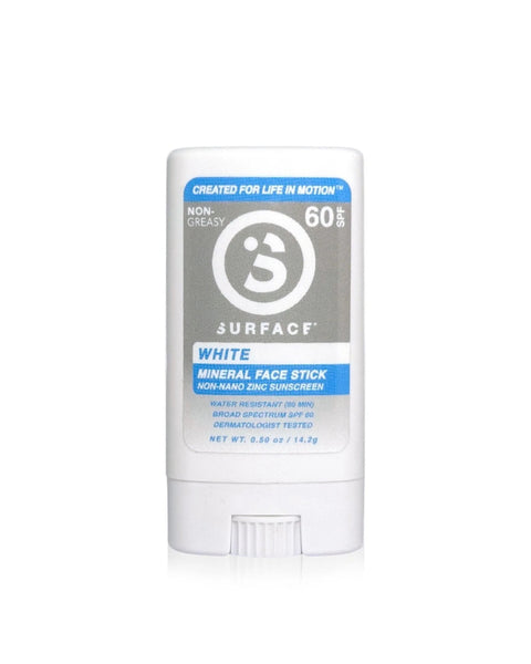 FACE THE SUN ユニバラキドロ ホシ SPF 60 Mineral Face Stick 0.5 oz - White – Jack's Surfboards