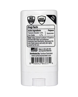 Surface SPF 60 Mineral Face Stick 0.5 oz - White
