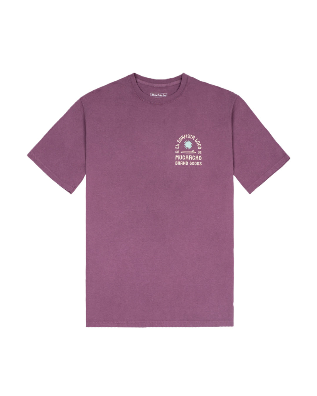 Muchacho Men's Surfista Loco Short Sleeve T-Shirt - Plum Raisin