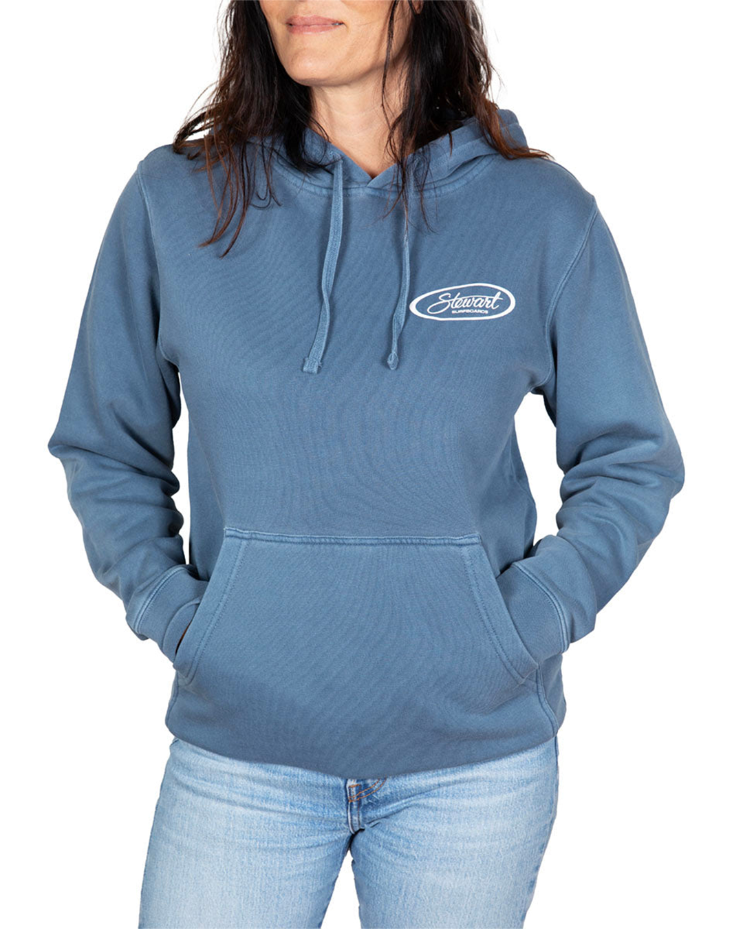 Stewart Surf Oval Pullover Hoody-Pigment Slate Blue