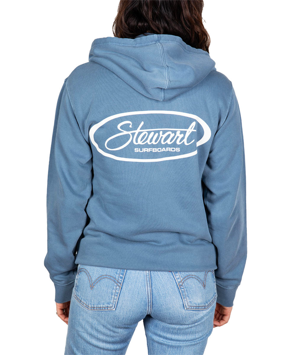 Stewart Surf Oval Pullover Hoody-Pigment Slate Blue