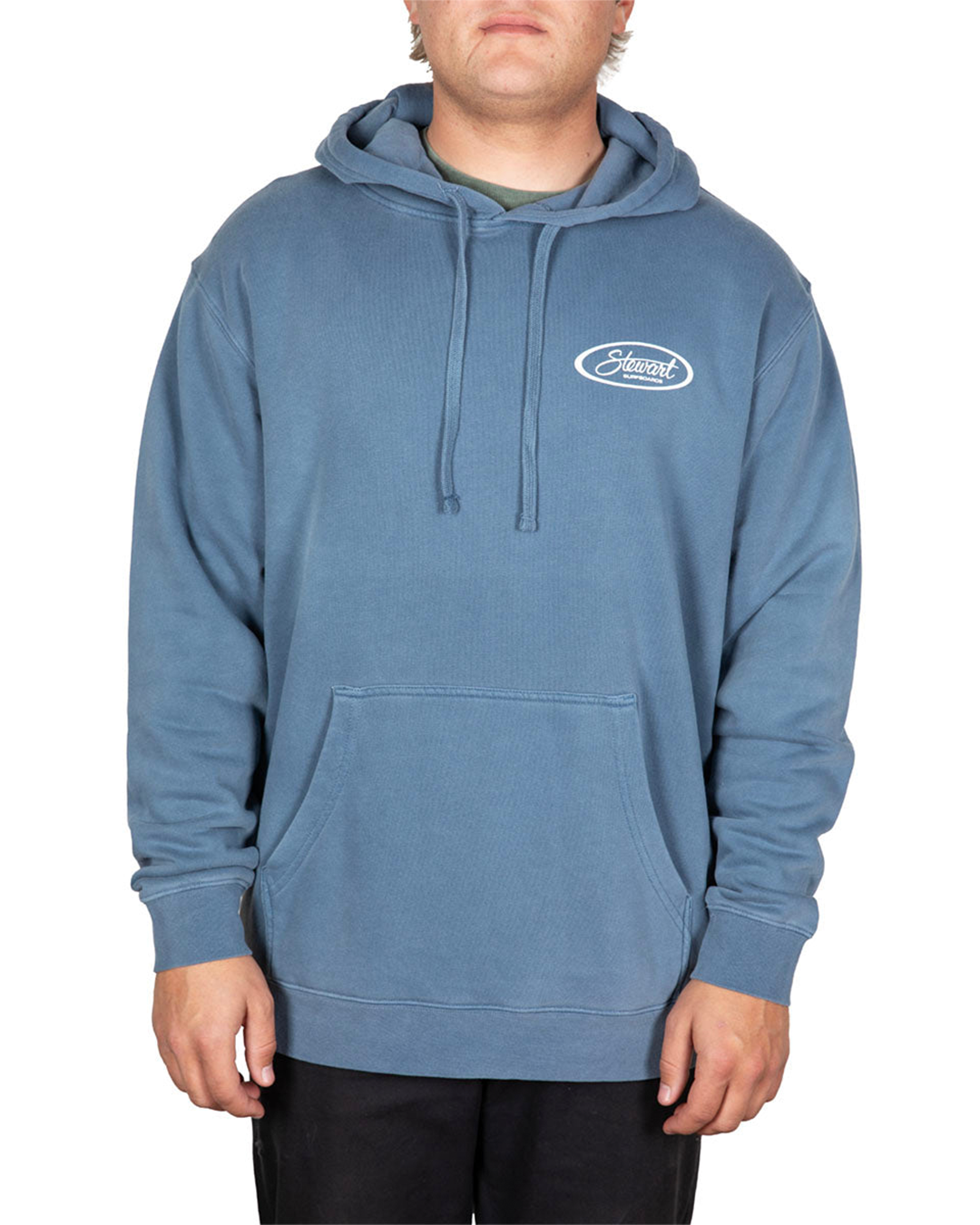 Stewart Surf Oval Pullover Hoody-Pigment Slate Blue