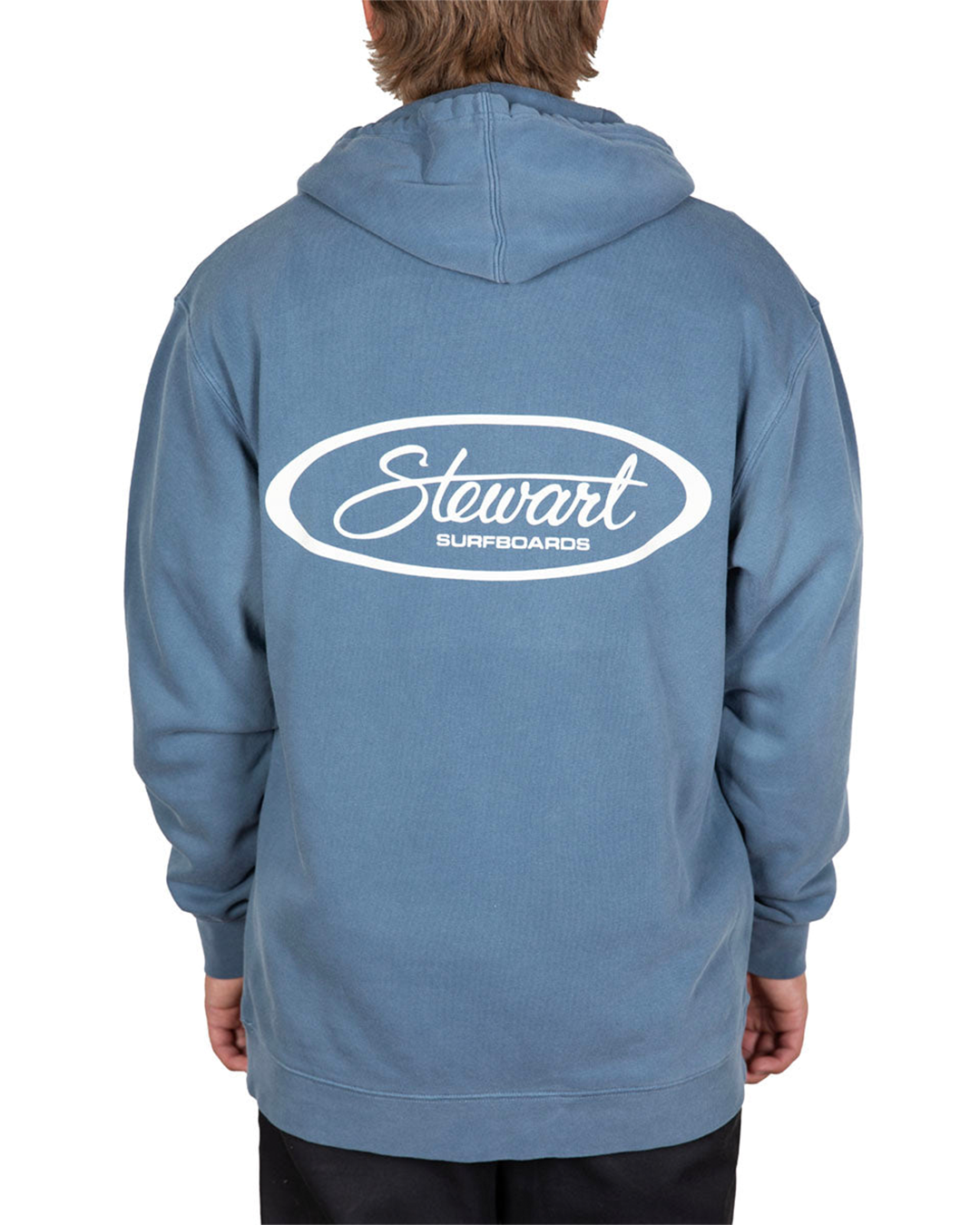 Stewart Surf Oval Pullover Hoody-Pigment Slate Blue