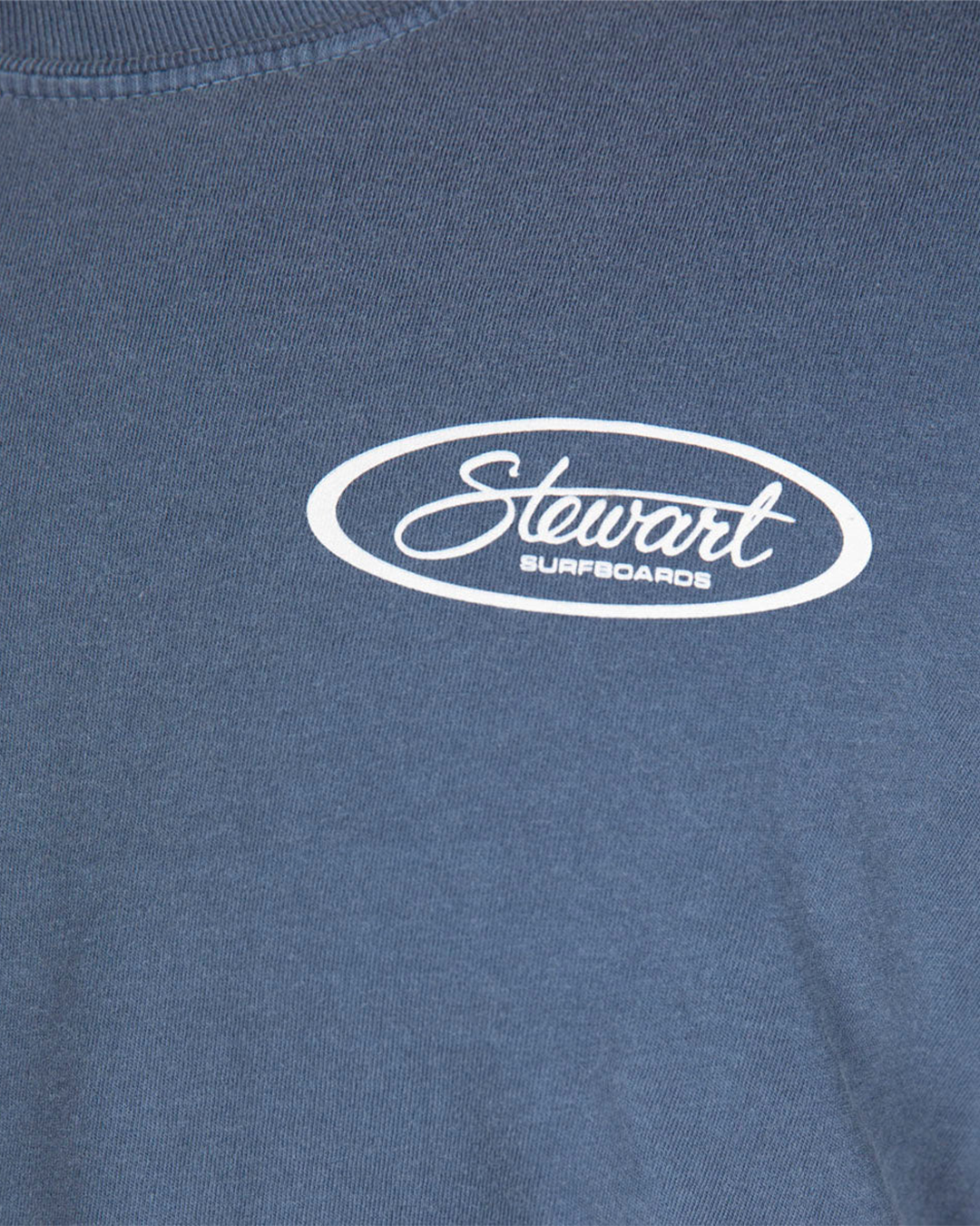 STEWART SURF OVAL S/S T-SHIRT-Denim